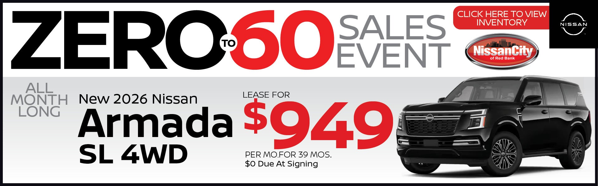 New 2026 Nissan Armada SL 4WD