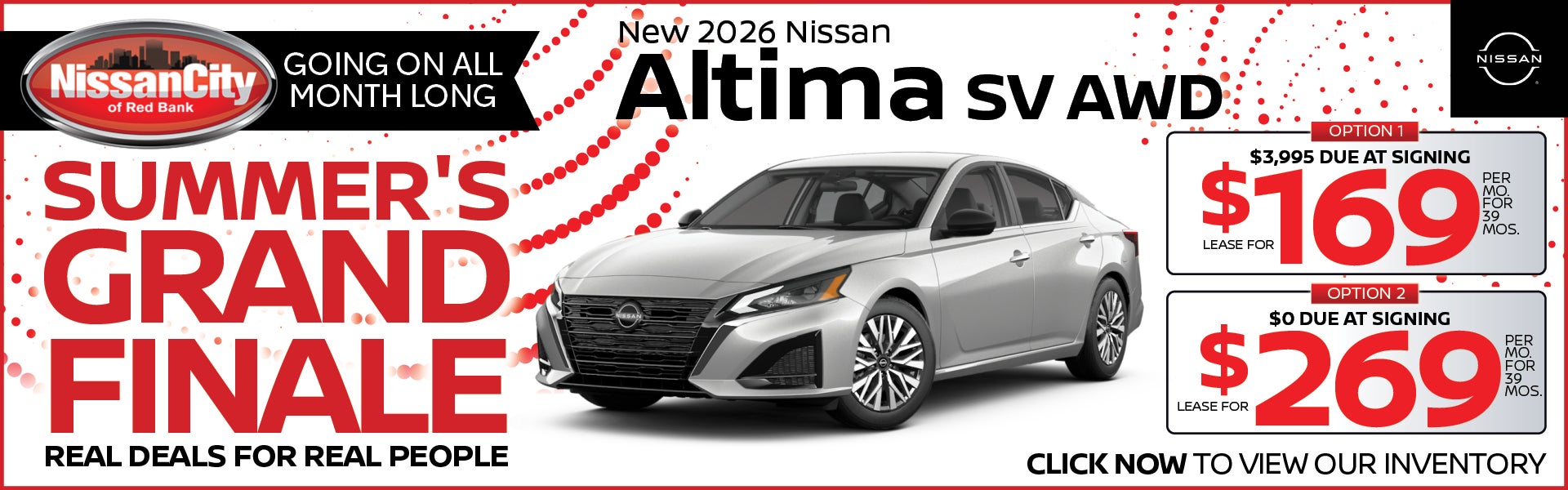 New 2026 Nissan Altima SV AWD