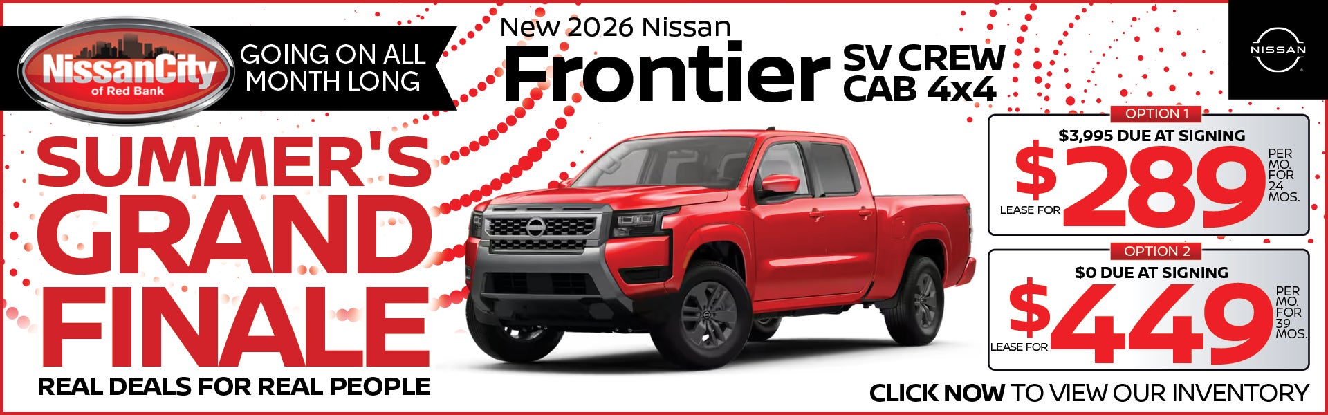 New 2026 Nissan Frontier SV Crew Cab 4x4