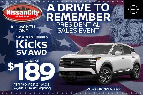 KICKS SV AWD $189/mo 24 mo