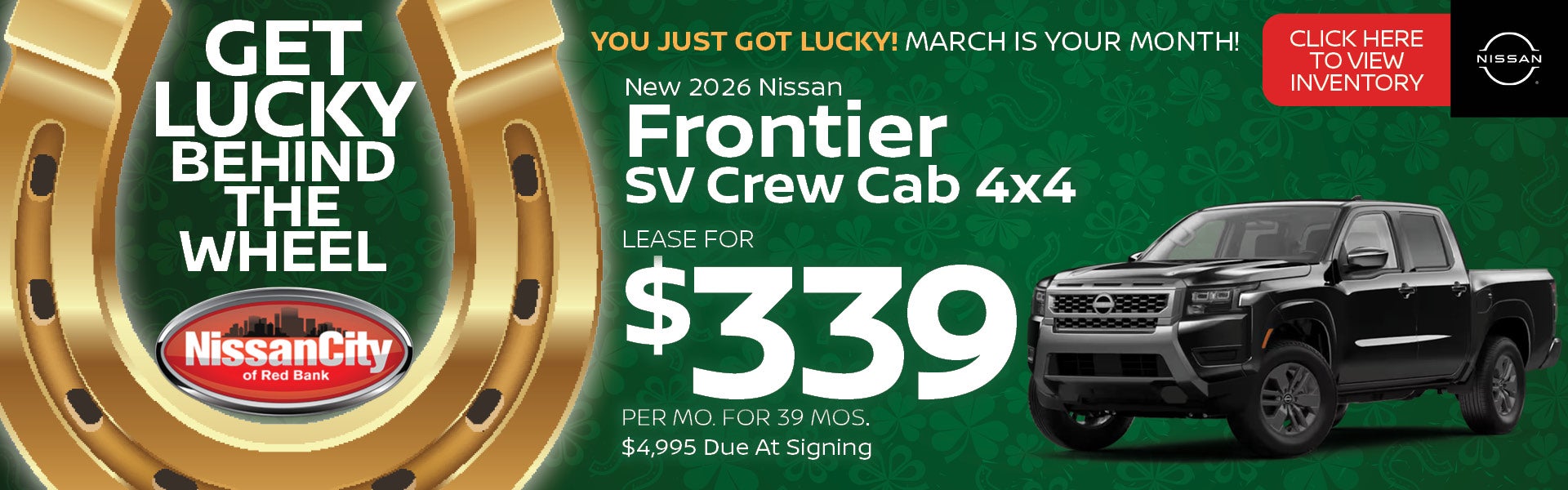 New 2026 Nissan Frontier SV Crew Cab 4x4