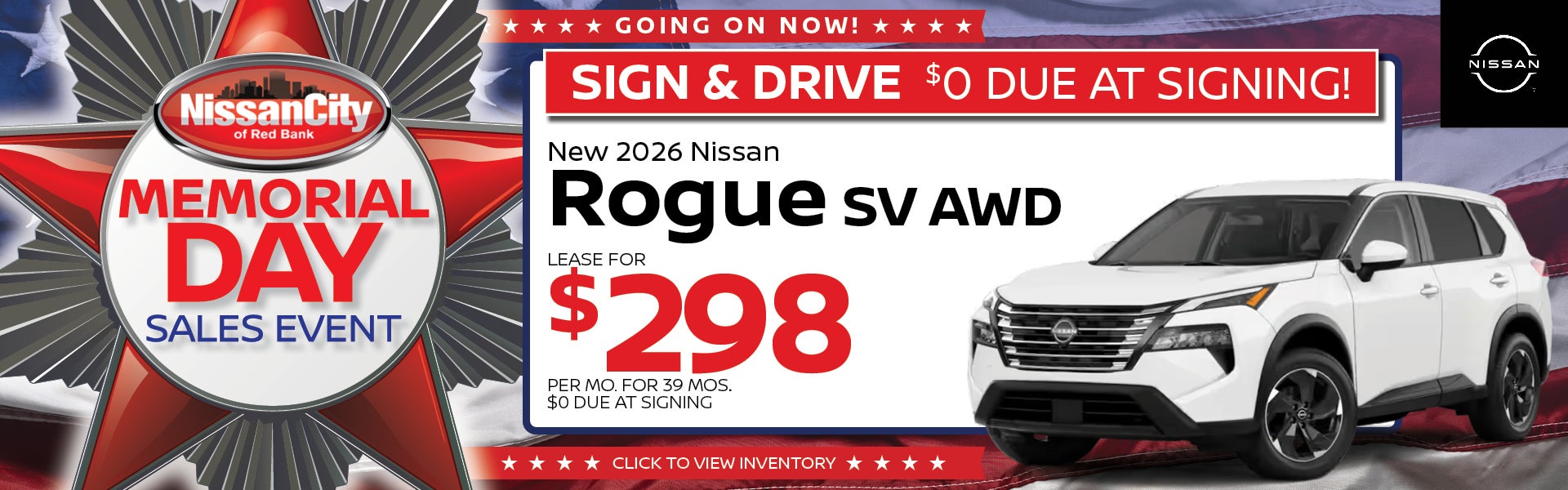 NEW 2026 Nissan Rogue SV AWD