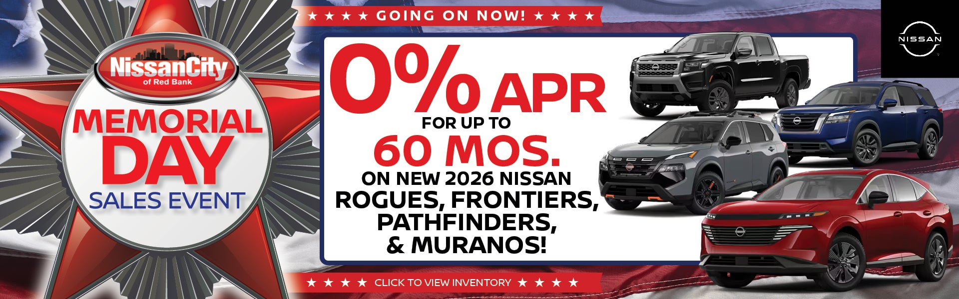 0% APR FOR UP TO 60 MOS.