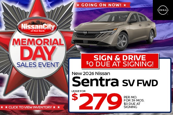 New 2026 Nissan Sentra SV FWD