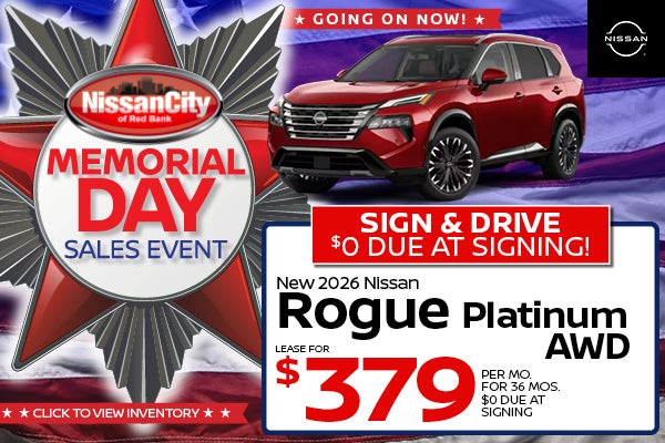 New 2026 Nissan Rogue Platinum AWD