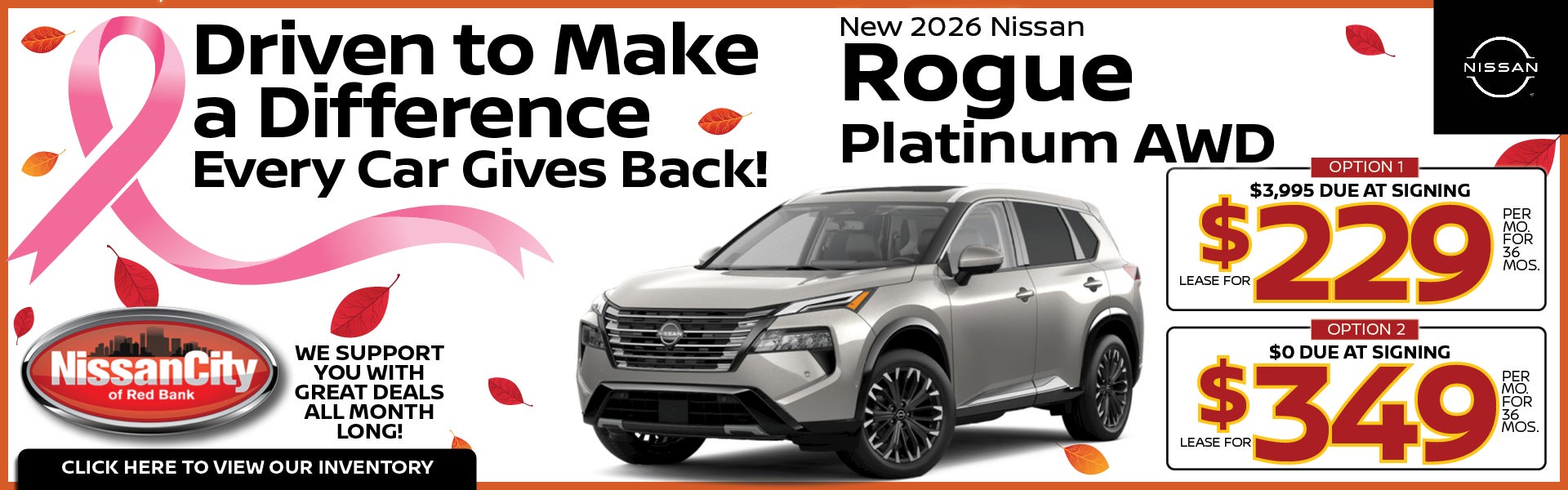 NEW 2026 Nissan Rogue Platinum AWD