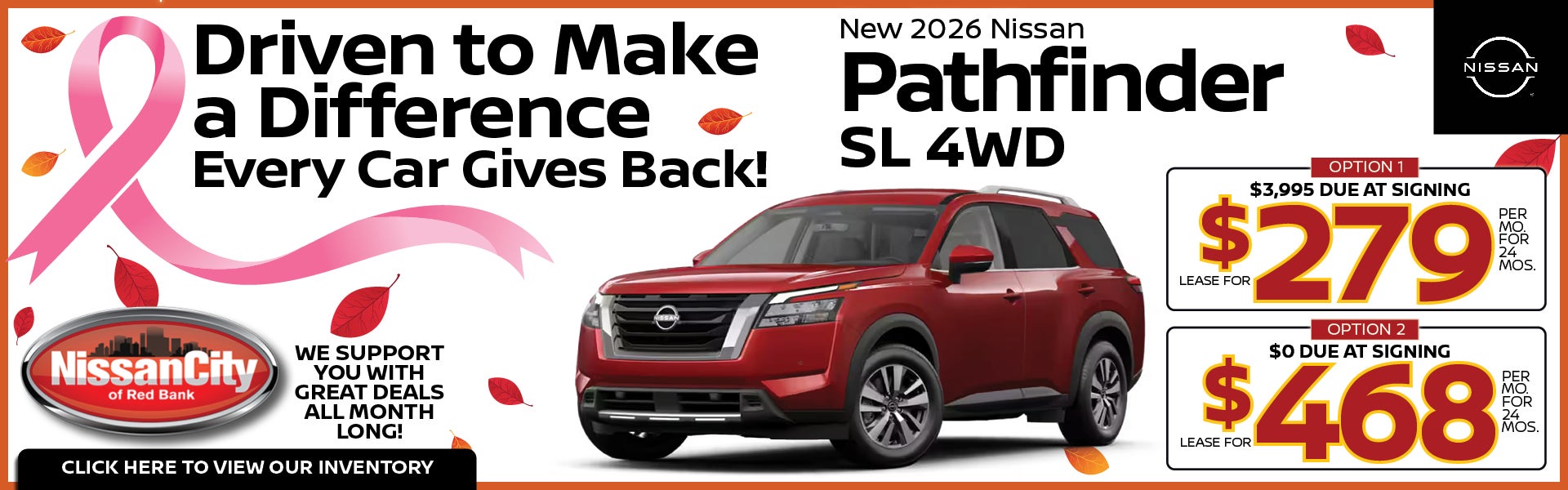 New 2026 Nissan Pathfinder SL 4WD