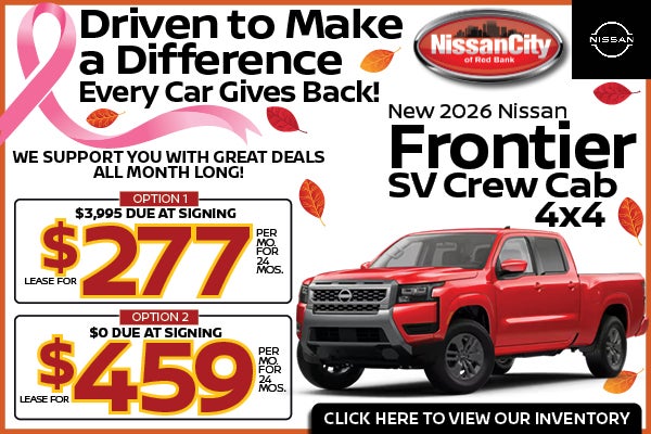 New 2026 Nissan Frontier SV Crew Cab 4x4