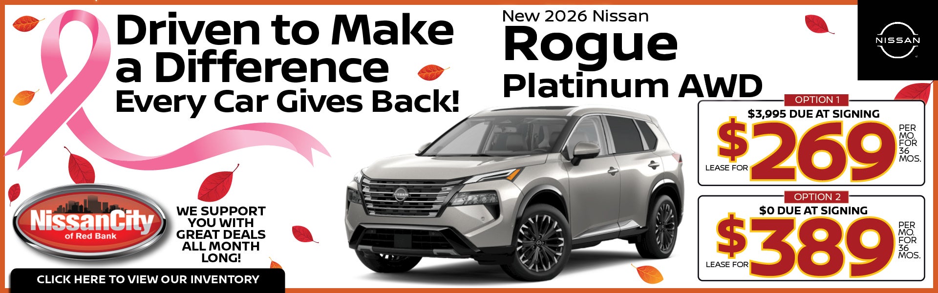 NEW 2026 Nissan Rogue Platinum AWD