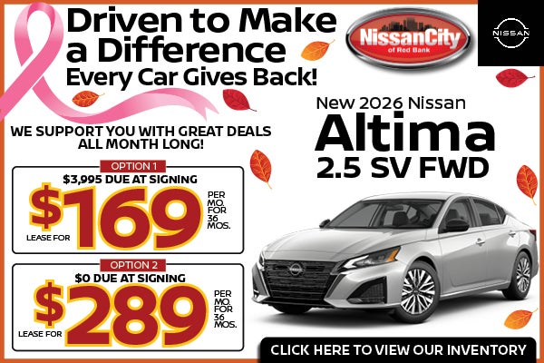 New 2026 Nissan Altima 2.5 SV FWD